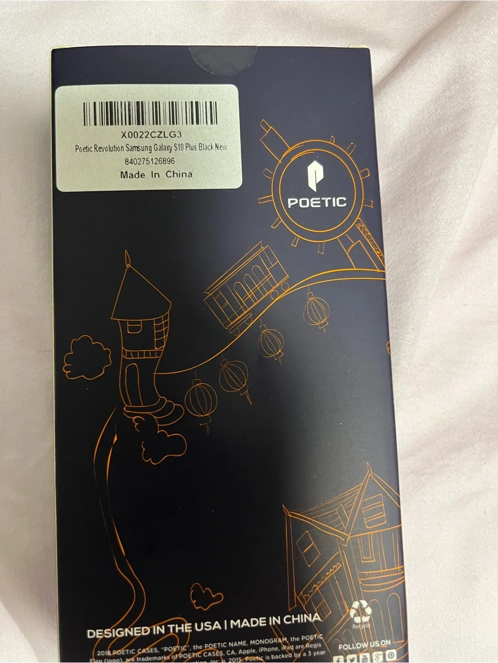 Samsung Galaxy S10 plus Rugged Black Protective Phone Case with Kickstand